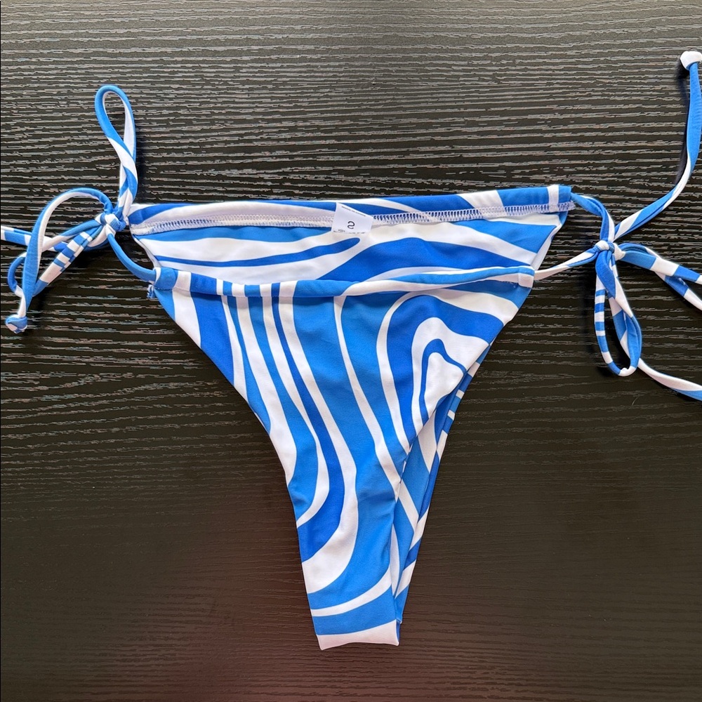 Aurelle Tie Side Cheeky Bikini Bottom